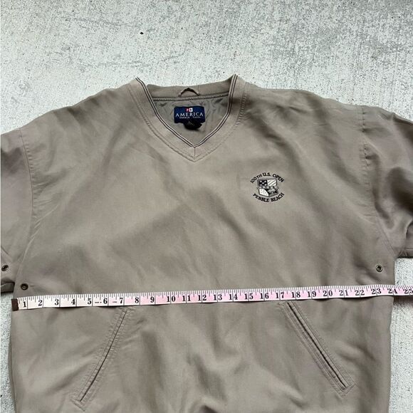 Vintage 100 US open Pebble Beach pull over men’s L - Picture 5 of 11